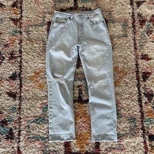 Levi Strauss 501 Straight Leg Jeans